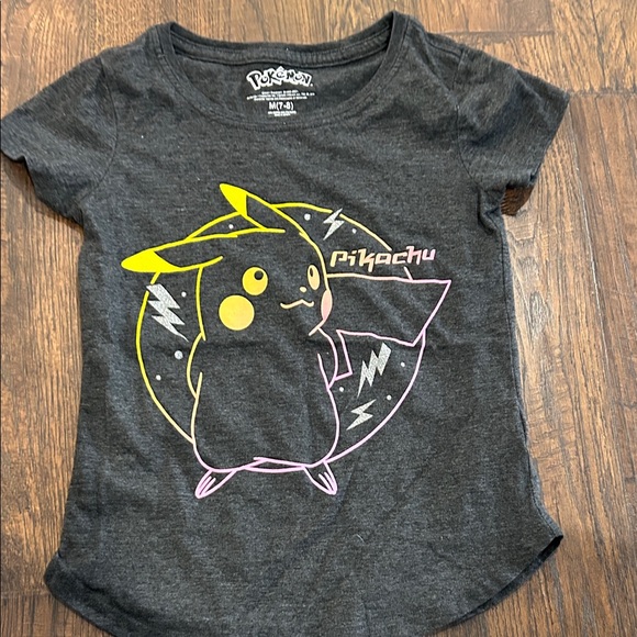 Pokeman Other - Pokemon Pikachu Kids Tee - Dark Gray